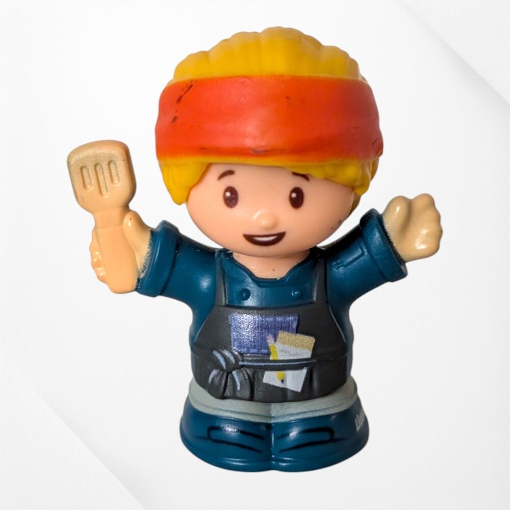 Fisher Price Little People Serve It Up Taco Truck Cook Girl Figure